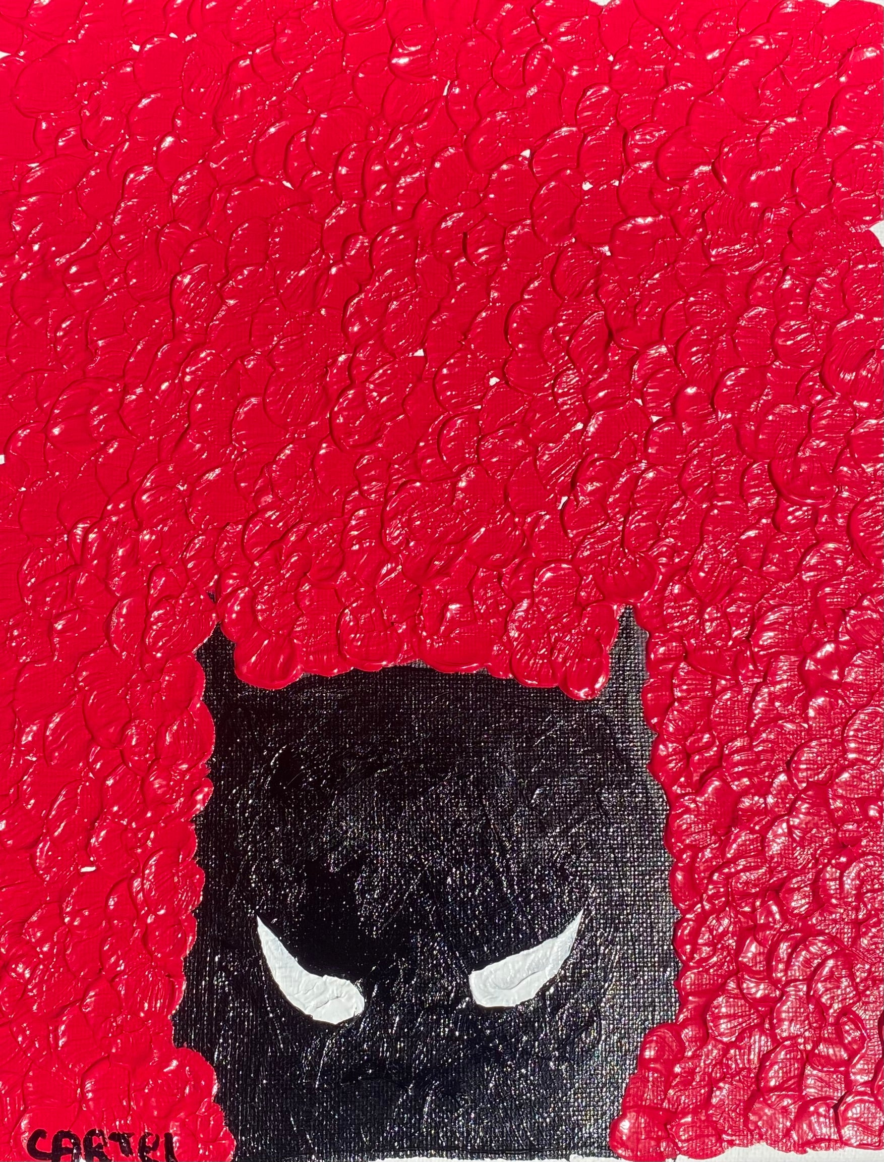Batman painting made with acrylic.