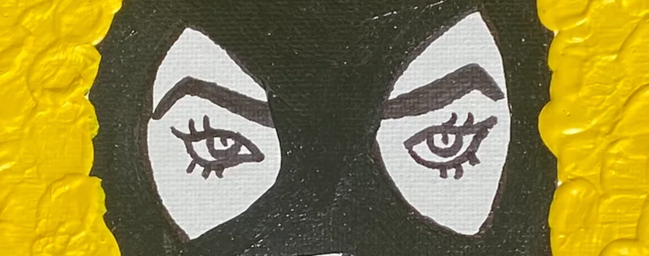 Close-up of a textured surface with abstract shapes and colors