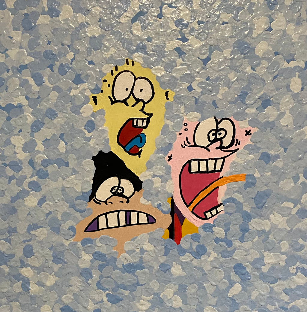Ed, Edd n Eddy painting made with acrylic.