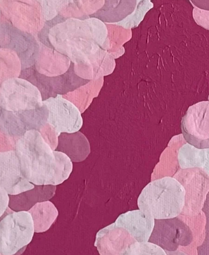 pink textured surface